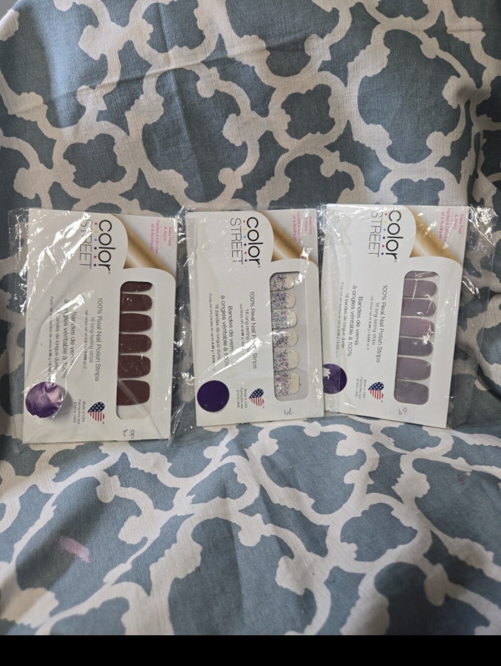 NEW Color Street 100% Real Nail Polish Strips (3 sets